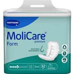 Verpackung von MoliCare Premium Einlagen mit 32 Stück, geruchsneutralisierend.